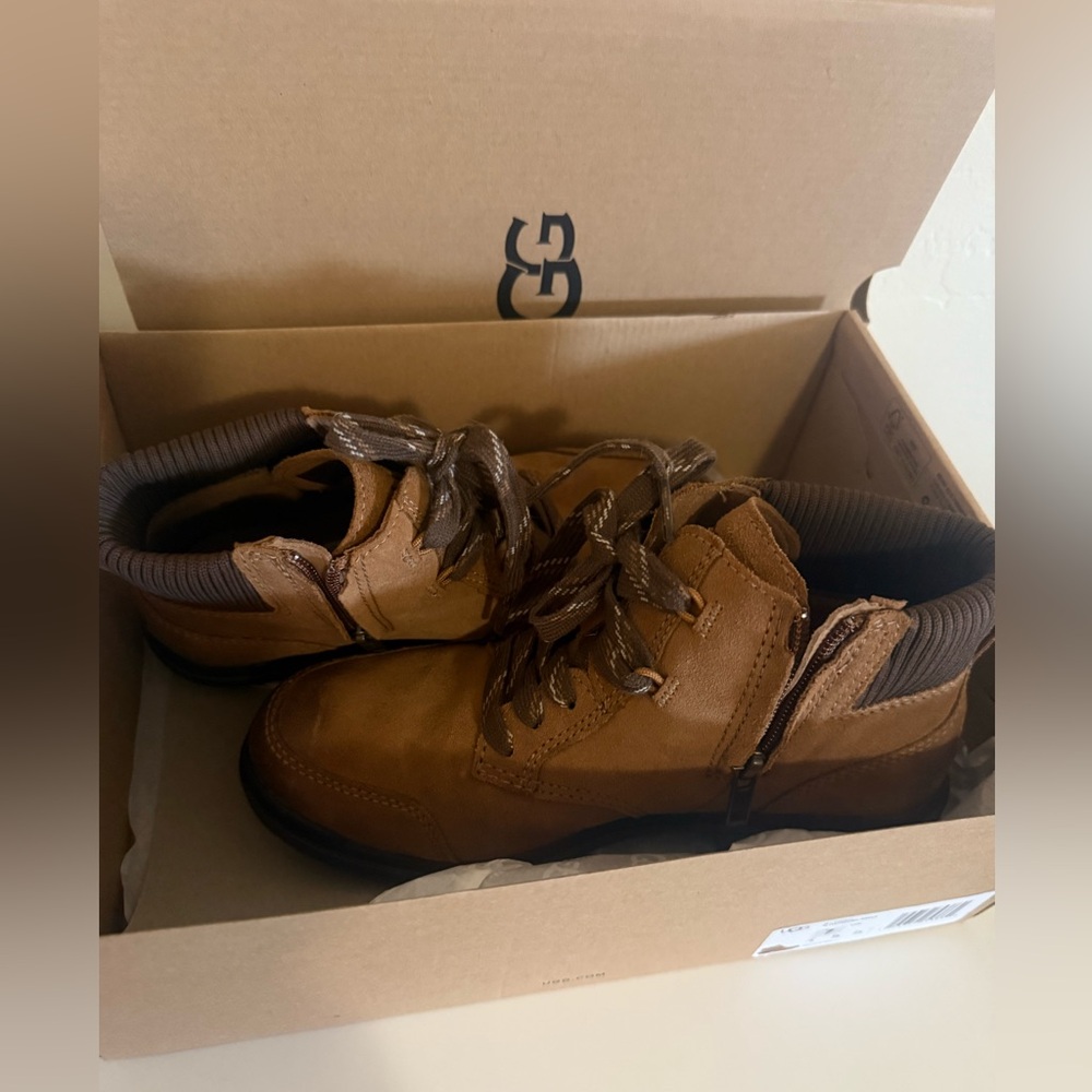 Brown Leather Ankle Boots